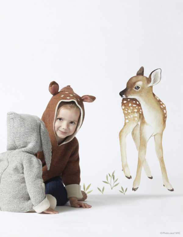 Lilipinso Oh Deer Muursticker XL - Fawn