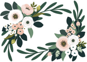 Lilipinso Wonderland Muursticker XL - Floral Ornament