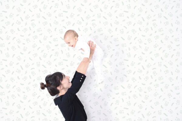 Lilipinso Australia Muursticker Meetlat - Boom green/blue (S1207)