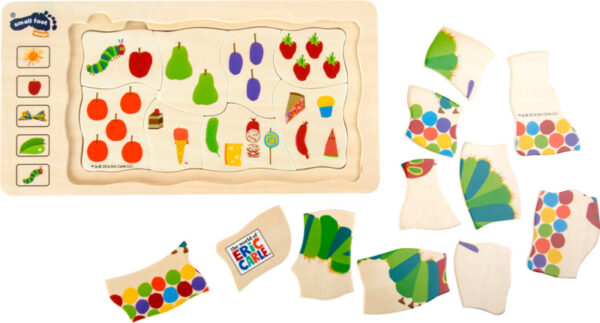 Small Foot Educate Rupsje Nooitgenoeg - Laagjes Puzzel + 3jr