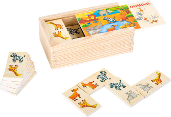 Small Foot Domino Safari Dieren + 3jr