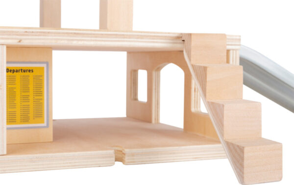 Small Foot Houten Trein Station met Accessoires + 3jr