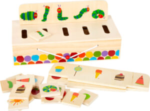 Small Foot Educate Rupsje Nooitgenoeg - Sorteerdoos + 3jr