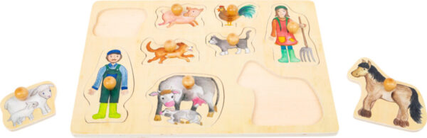 Small Foot Educate Puzzel Boerderij + 1jr