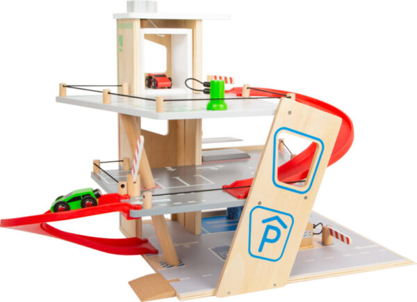 Small Foot Houten Parkeergarage met Accessoires + 3jr