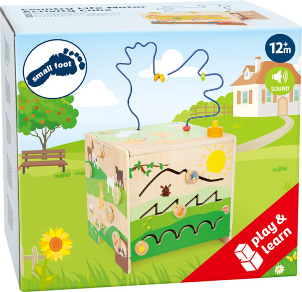 Small Foot Activity Kubus - Boerderij Landleven + 1jr