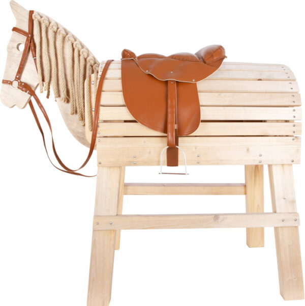 Small Foot Houten Paard Zadel en Halster voor Houten Paard + 3jr