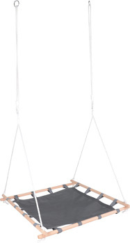 Small Foot Schommel Nestschommel met Houten Frame - Zwart