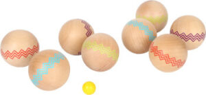Small Foot Jeu de Boules Set Hout + 5jr