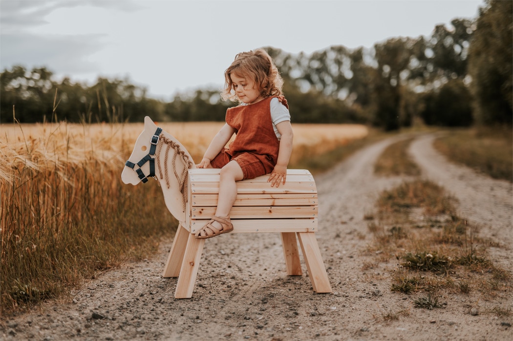 4020972123138 smallfoot houten pony compact kleine paard 8