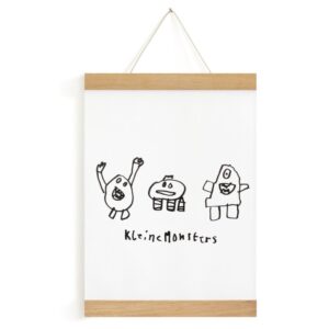 Side by Side Poster Hanger 21 cm A4 formaat - Eiken