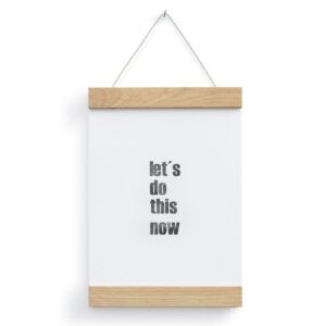Side by Side Poster Hanger 15 cm A5 formaat - Eiken