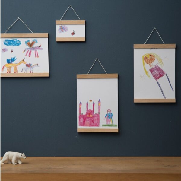 Side by Side Poster Hanger 15 cm A5 formaat - Eiken