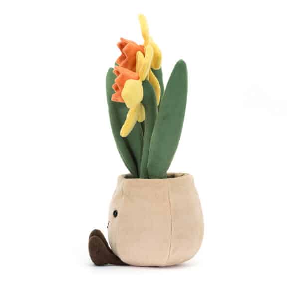 44A2DP Jellycat Amuseable Knuffel Narcis Daffodil Pot 0670983151176 (3)