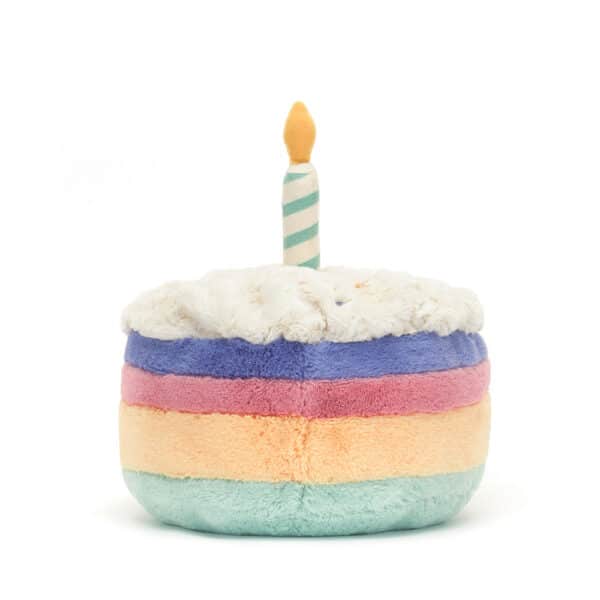 Jellycat Amuseable Knuffel Rainbow Birthday Cake Small 670983146318