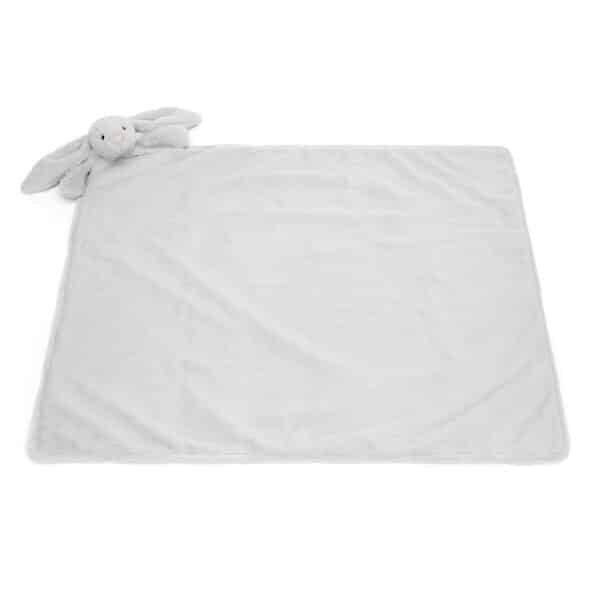 Jellycat Bashful Silver Bunny Blankie 670983152227 BLNK4BS