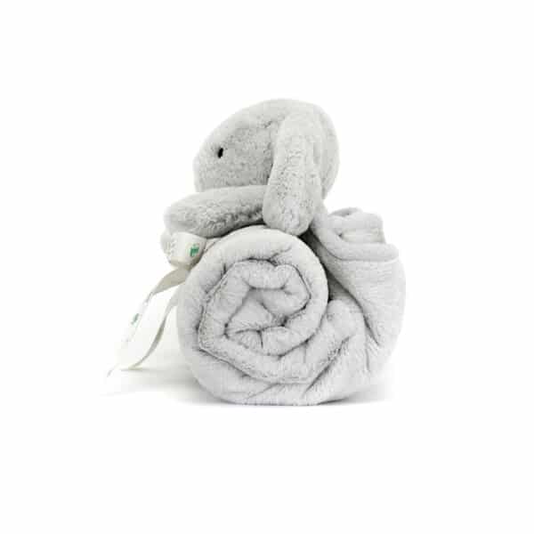 Jellycat Bashful Silver Bunny Blankie 670983152227 BLNK4BS