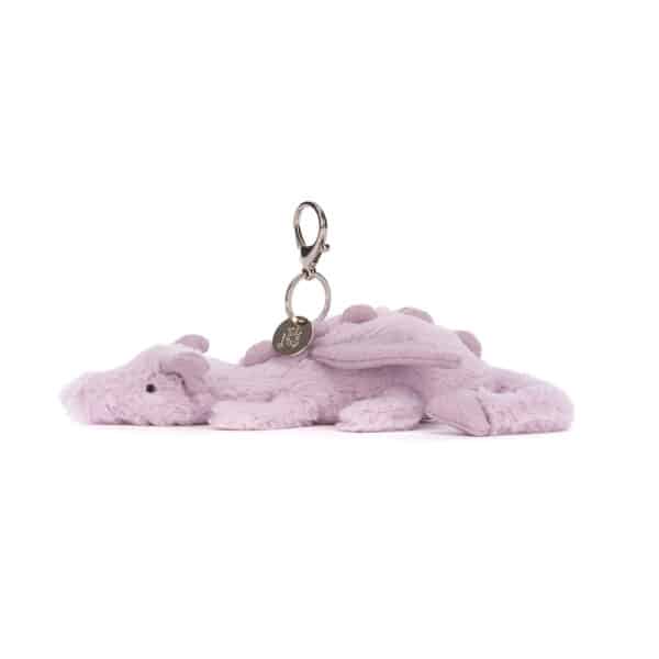 Jellycat Sleutelhanger Draak Lavender Dragon Charm 670983150209