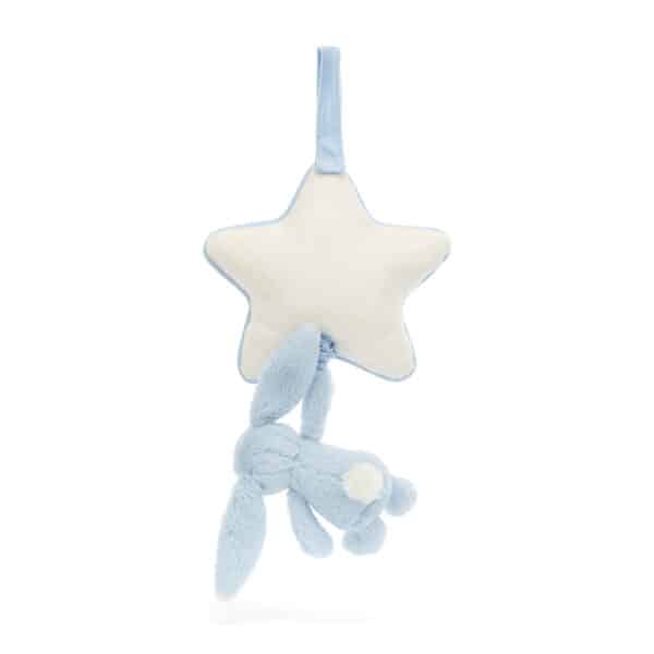 Jellycat Bashful Muziekdoosje Konijn Blue Bunny 670983153347 - MP4BB