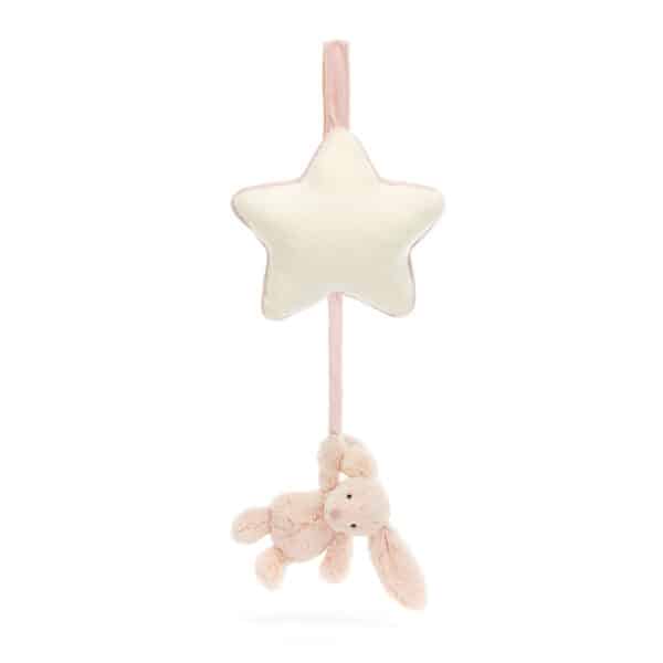 Jellycat Bashful Muziekdoosje Konijn Blush Bunny 670983152296 - MP4BLU