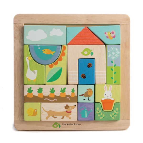 4608454 Tender Leaf Blokkenpuzzel Tuin +18mnd 0191856084549 (3)