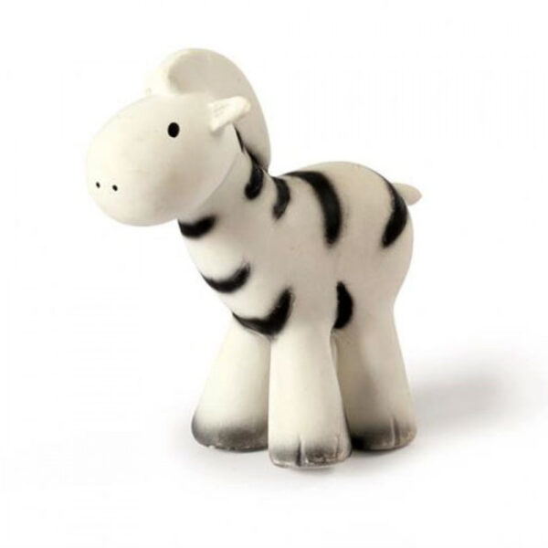 Tikiri Bijt- en Badspeelgoed met Rammelaar - Zebra