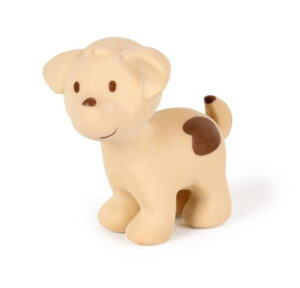 Tikiri Bijt- en Badspeelgoed met Rammelaar - Hond