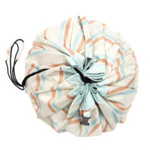 Play and Go Speelgoedkleed en opbergzak - Outdoor Stripes (Waterafstotend!)