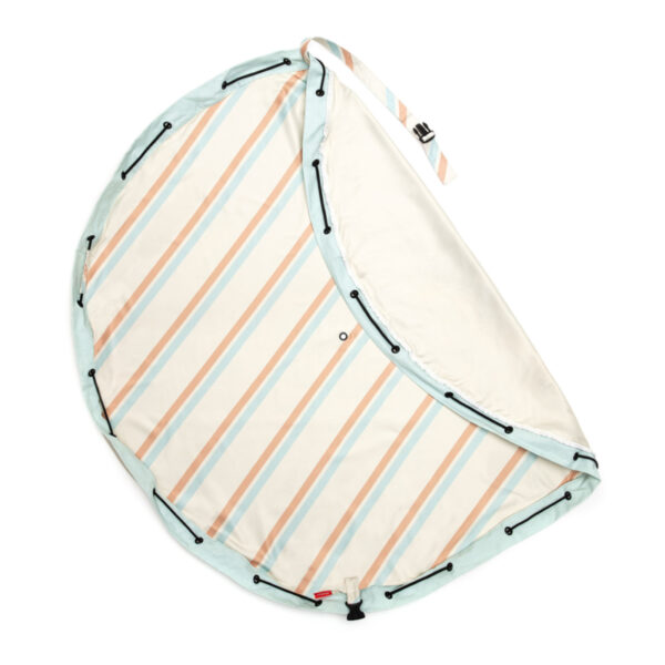 Play and Go Speelgoedkleed en opbergzak - Outdoor Stripes (Waterafstotend!)