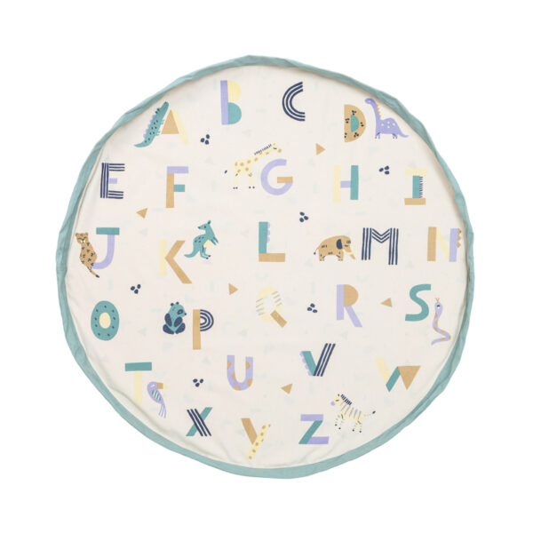 Play and Go Speelgoedkleed en Opbergzak - Animal Alphabet (dubbelzijdig)