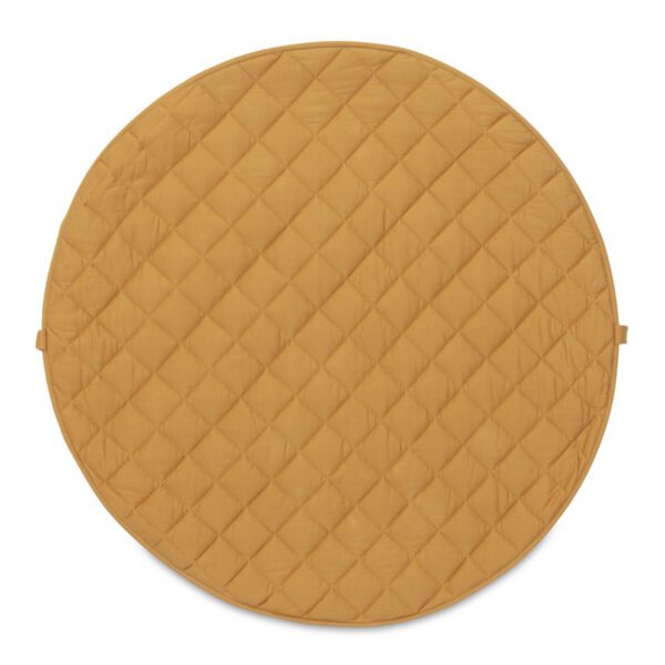Play and Go Soft Organic 3-in-1 Speelkleed Opbergzak Luiertas - Mustard Chai Tea