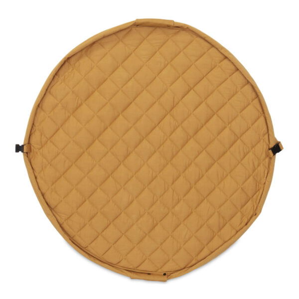 Play and Go Soft Organic 3-in-1 Speelkleed Opbergzak Luiertas - Mustard Chai Tea