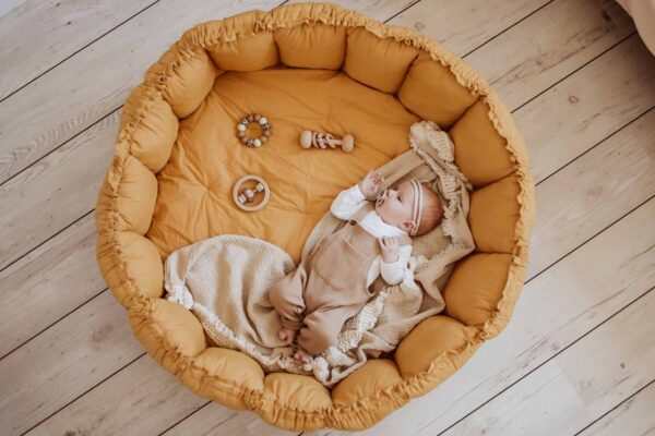Play and Go Bloom Baby Speelkleed Organic - Mustard