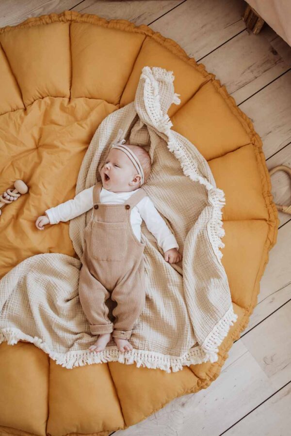 Play and Go Bloom Baby Speelkleed Organic - Mustard