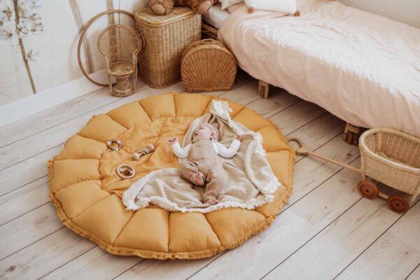 Play and Go Bloom Baby Speelkleed Organic - Mustard