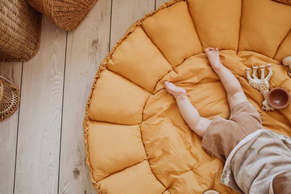 Play and Go Bloom Baby Speelkleed Organic - Mustard