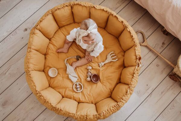 Play and Go Bloom Baby Speelkleed Organic - Mustard