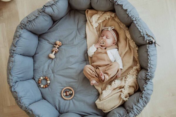 Play and Go Bloom Baby Speelkleed Organic - Dusty Blue