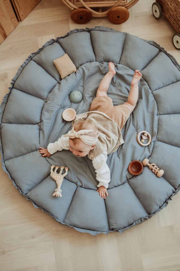 Play and Go Bloom Baby Speelkleed Organic - Dusty Blue