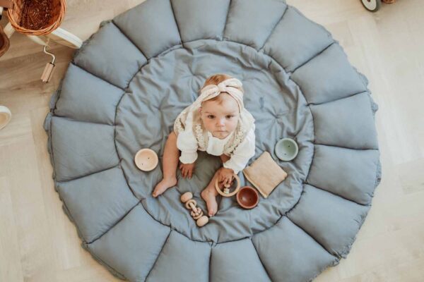 Play and Go Bloom Baby Speelkleed Organic - Dusty Blue
