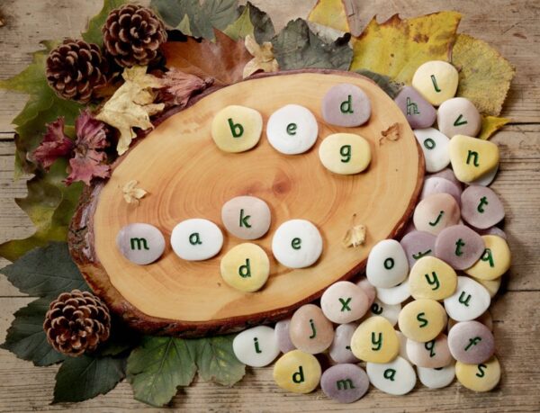 Yellow Door Letter Stenen - Kleine letters Alfabet (26 stuks) + 2jr