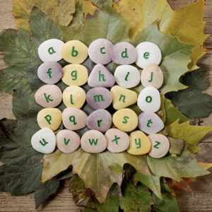 Yellow Door Letter Stenen - Kleine letters Alfabet (26 stuks) + 2jr