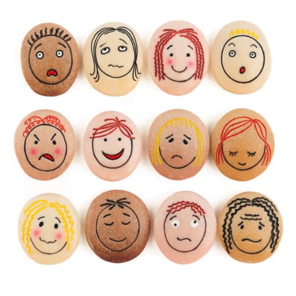 Yellow Door Sensory Play Stenen - Emoties + 2jr