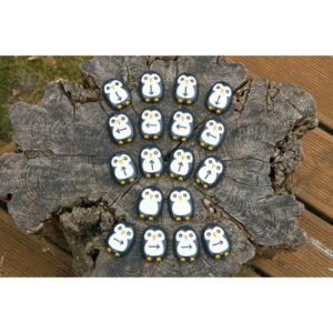 Yellow Door Codeer Stenen Pinguin + 2jr