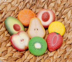 Yellow Door Sensory Play Stenen - Fruit + 2jr