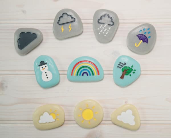 Yellow Door Sensory Play Stenen - Weersvoorspellingen + 2jr