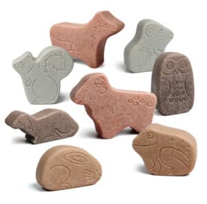 Yellow Door Sensory Play Stenen - Little Lands Bosdieren + 2jr