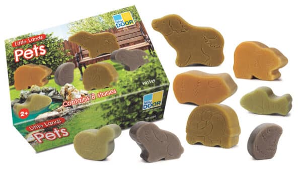 5060213763340 Yellow Door Sensory Play Stenen - Little Lands Huisdieren +2jr - (1)