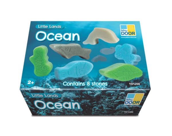 5060213763357 Yellow Door Sensory Play Stenen - Little Lands Oceaan +2jr - (1)