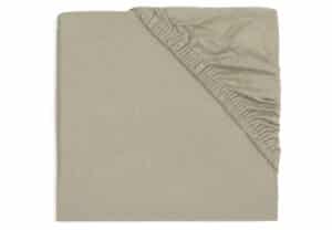 511-507-67058 Jollein Hoeslaken Ledikant Jersey Olive Green 8717329376557
